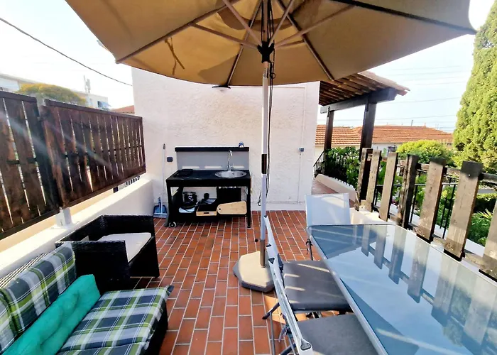公寓 Appartement, Terrasse Plage, Mmm